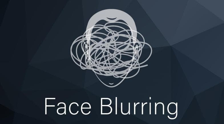 Faces detected and blurred, original image untouched elsewhere