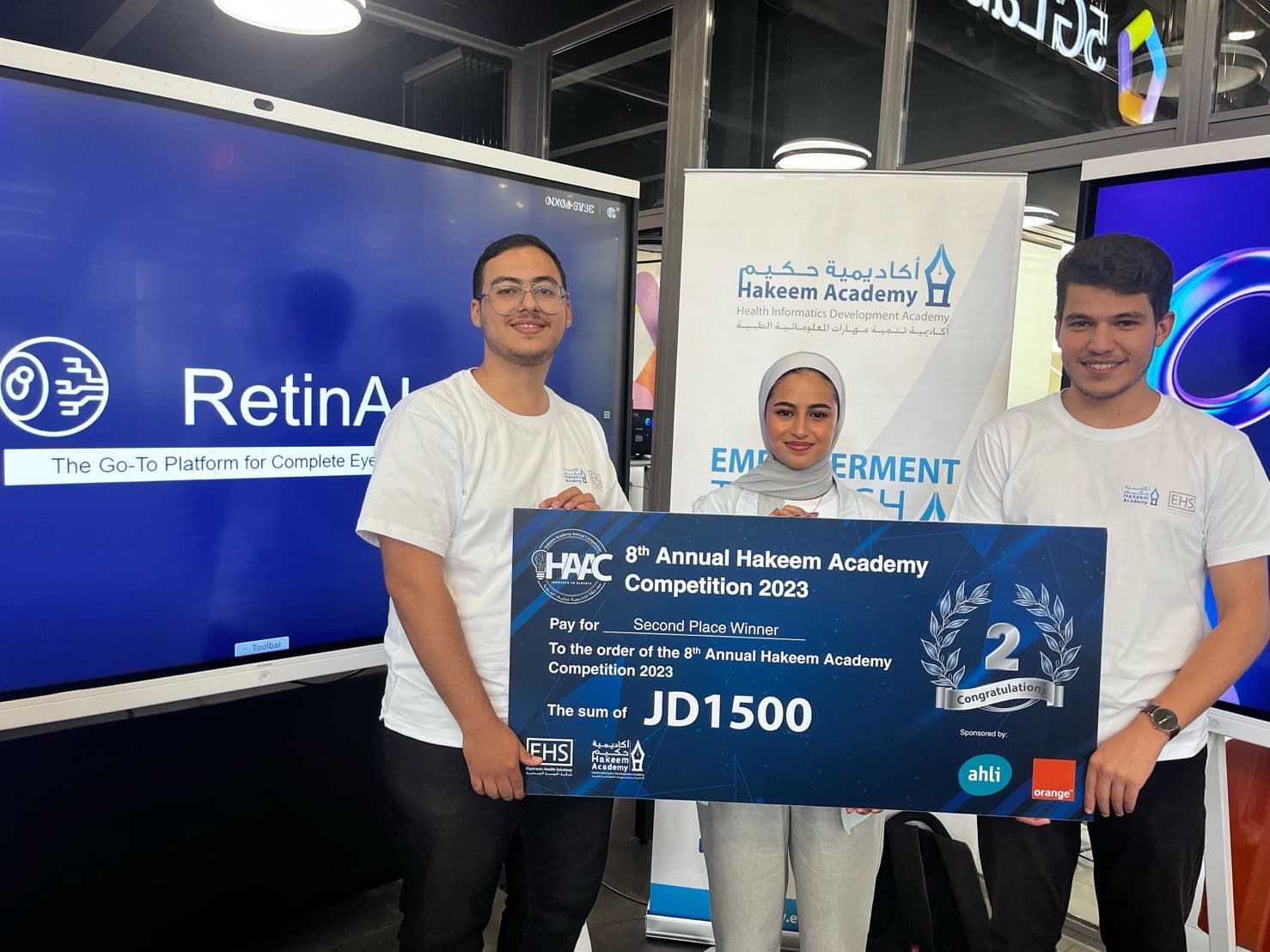 2nd place, 8th Hakeem Academy Competition